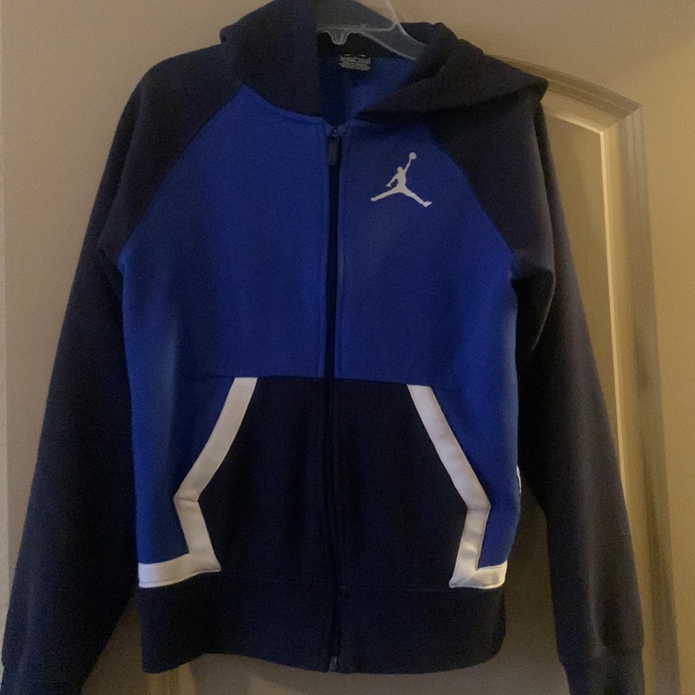 Jordan Navy/Blue/White Jacket with Hood